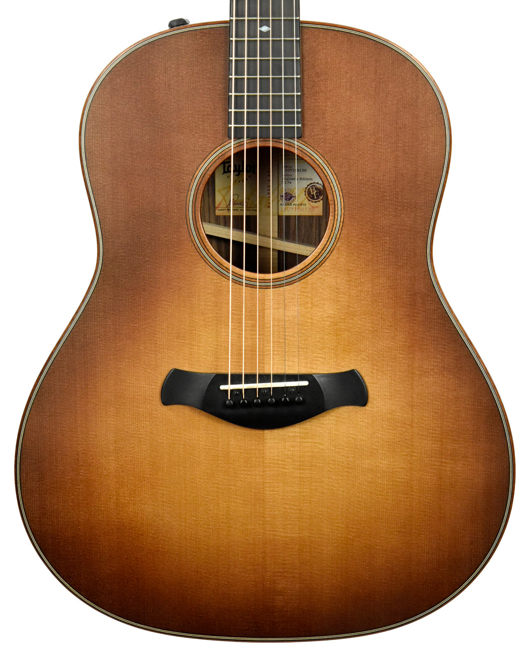 Used 2019 Taylor 714e Builders Edition Acoustic-Electric in Wild Honey Burst 1107169138