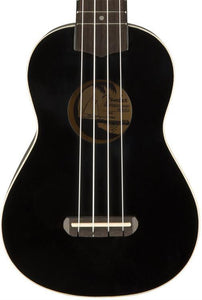 Fender® Venice Soprano Ukulele in Black 0971610506 - The Music Gallery