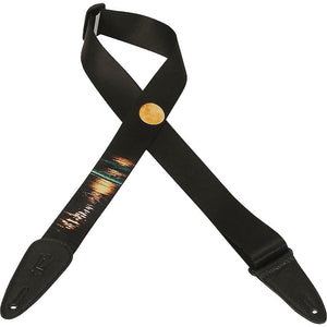 Levy's 2" Printed Polyester Guitar Strap - The Music Gallery