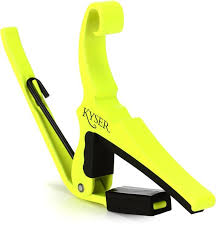 Kyser KG6NYA Acoustic Quick-Change Capo in Neon Yellow - The Music Gallery