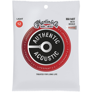 Martin MA140T Light .012-.054 80/20 Bronze Treated Authentic Acoustic Guitar Strings - The Music Gallery