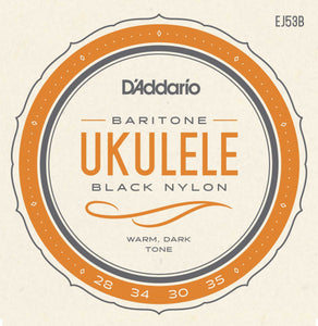 D'Addario EJ53B Pro-Arté Rectified Baritone Ukulele Strings - The Music Gallery