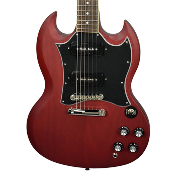 Epiphone SG Classic Worn P-90's Electric Guitar in Worn Cherry 22041533854 - The Music Gallery