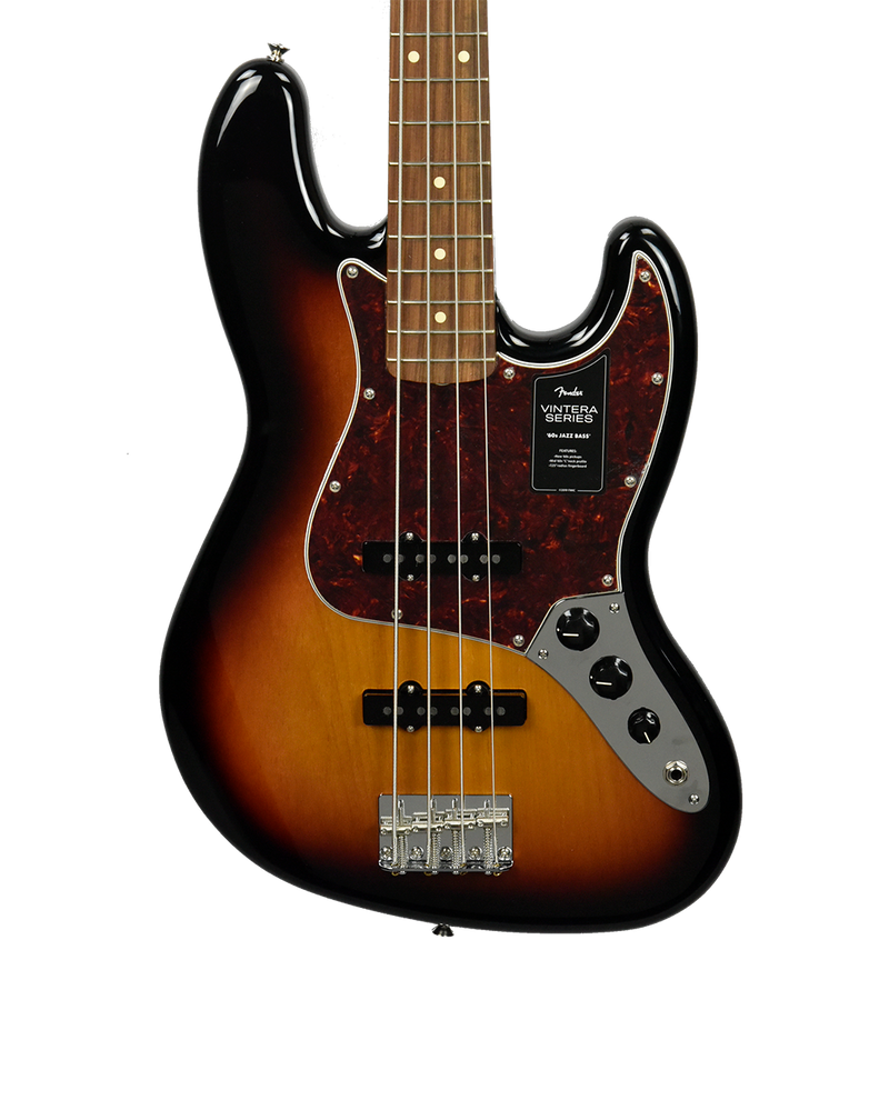 Fender Vintera 60s Jazz Bass in 3-Color Sunburst MX22170967