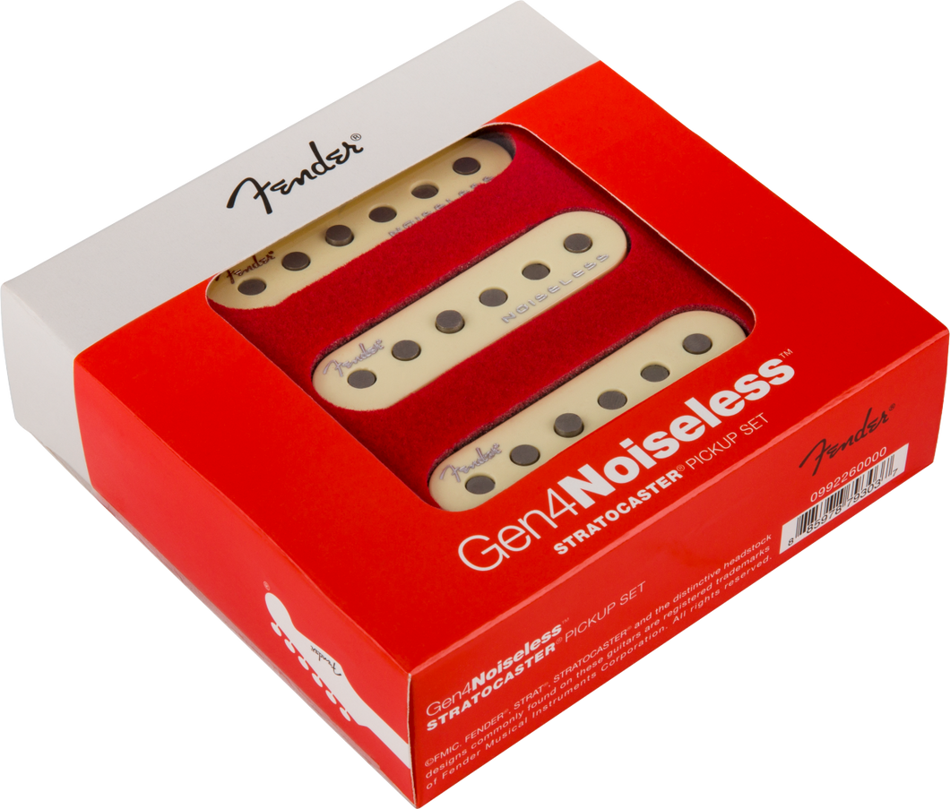 Fender Gen 4 Noiseless Stratocaster Pickups Set - The Music Gallery