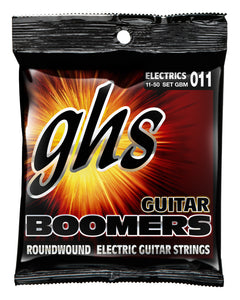 GHS Boomers .011-.050 Roundwound Light Electric Guitar Strings - The Music Gallery