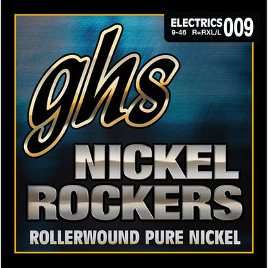 GHS Nickel Rockers .009-.042 Pure Nickel Extra Light Electric Guitar Strings - The Music Gallery