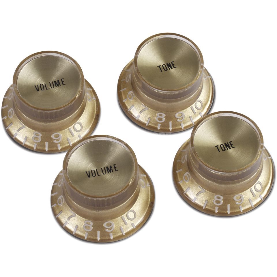 Gibson Accessories Top Hat Style Knobs w/Metal Insert - The Music Gallery