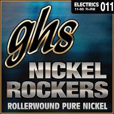 GHS Nickel Rockers .011-.050 R+RM Pure Nickel Medium Electric Guitar Strings - The Music Gallery