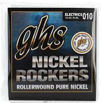 GHS Nickel Rockers .010-.046 Pure Nickel Light Electric Guitar Strings - The Music Gallery