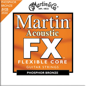 Martin MFX745 .0125-.0550 Flexible Core 92/8 Phosphor Bronze Light/Medium Acoustic Strings - The Music Gallery