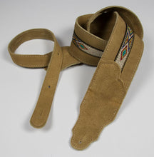 Franklin 2.5" Southwest Suede Guitar Strap - The Music Gallery