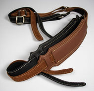 Franklin Glove Leather Vintage Guitar Strap with 2.5" Shoulder Pad - The Music Gallery