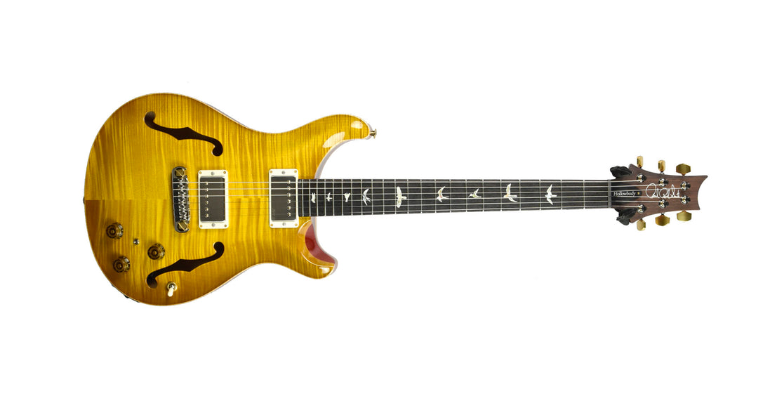 PRS Hollowbody II Double 10 Top w/Piezo Electric Guitar in McCarty Sunburst  230358300 | The Music Gallery