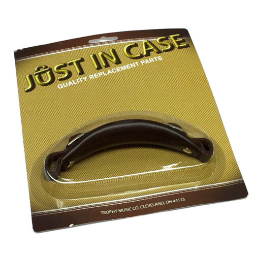 Just In Case Brown Leather Buckle Handle CP68 - The Music Gallery