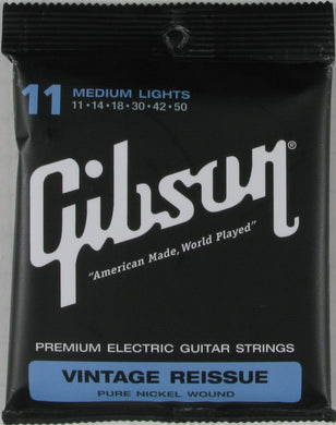 Gibson .011-.050 Vintage Reissue Medium Light Electric Strings - The Music Gallery