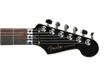 Used 2021 Fender American Ultra Luxe Stratocaster Floyd Rose HSS in Mystic Black US210072427 - The Music Gallery