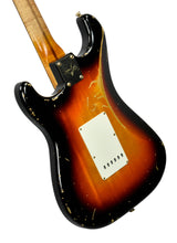 Used Fender Custom Shop 1960 Korina Stratocaster Relic Masterbuilt by John Cruz in 3 Tone Sunburst JC1982 - The Music Gallery